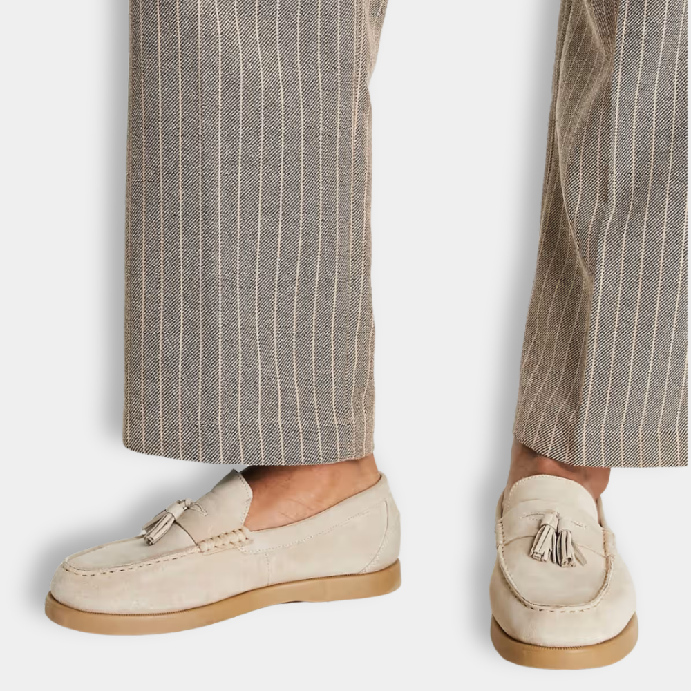 Pierre - Mocassins à franges et style raffiné