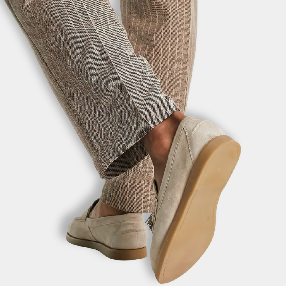 Pierre - Mocassins à franges et style raffiné