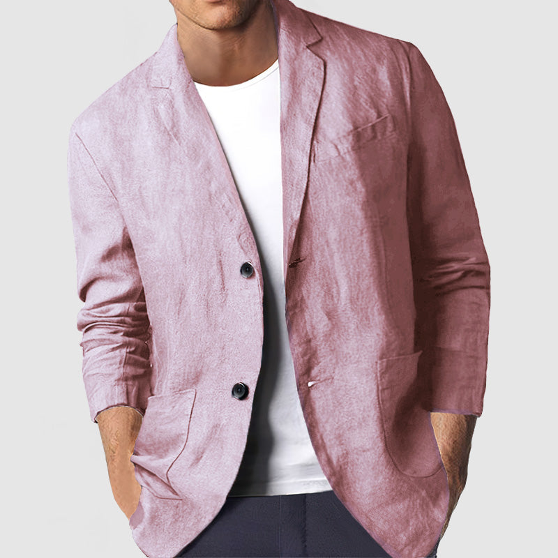 Blazer Casual en Coton pour Hommes