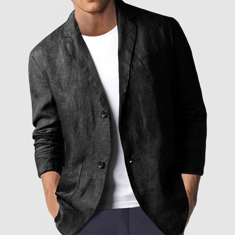 Blazer Casual en Coton pour Hommes
