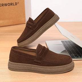 Gaston | Mocassins en daim