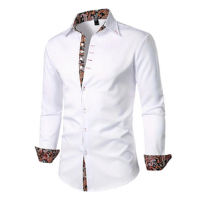 Homme Élitaire | Chemise avec Accent Paisley