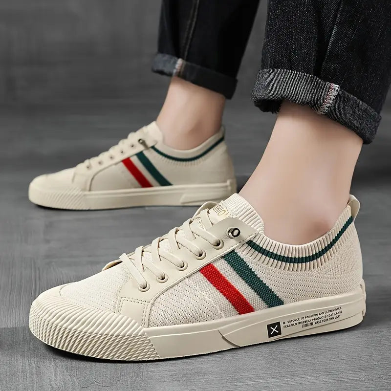 Baskets Respirantes à Lacets pour Homme
