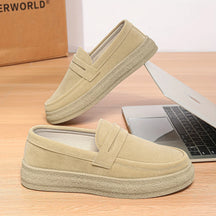 Gaston | Mocassins en daim