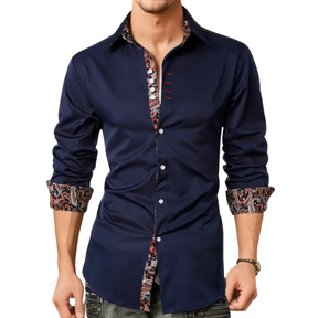 Homme Élitaire | Chemise avec Accent Paisley