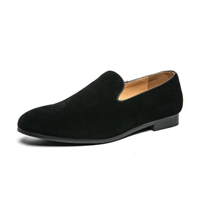 Homme Élitaire - Mocassins en daim