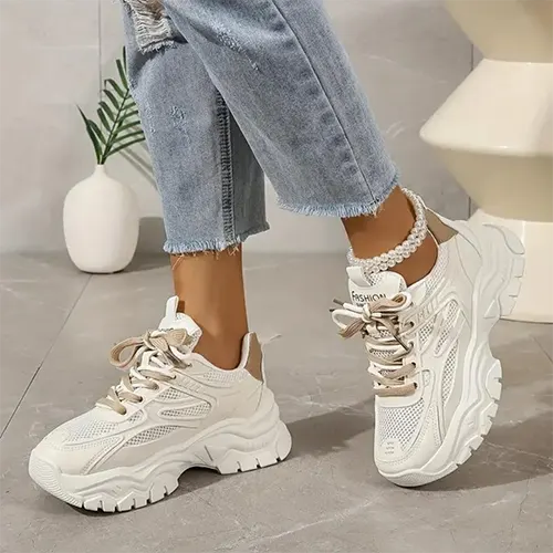 Halsey | Chaussures Blanches Pour Femmes | Plateforme