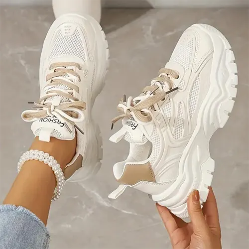 Halsey | Chaussures Blanches Pour Femmes | Plateforme