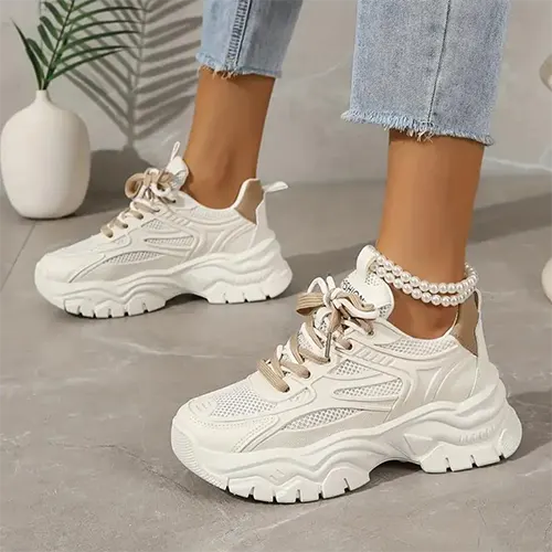 Halsey | Chaussures Blanches Pour Femmes | Plateforme