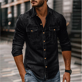 Pierre - Chemise en Denim pour Hommes