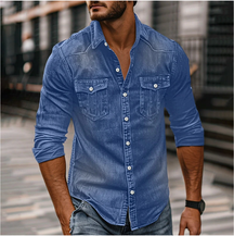 Pierre - Chemise en Denim pour Hommes