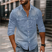 Pierre - Chemise en Denim pour Hommes