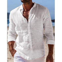 Tom Chemise Homme Décontractée en Lin