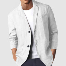 Blazer Casual en Coton pour Hommes
