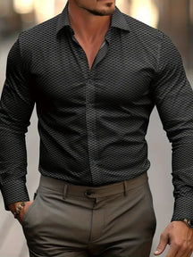 Larry - Chemise Stylée pour Hommes avec Motif à Carreaux