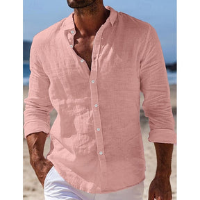 Tom Chemise Homme Décontractée en Lin