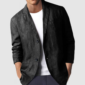 Blazer Casual en Coton pour Hommes