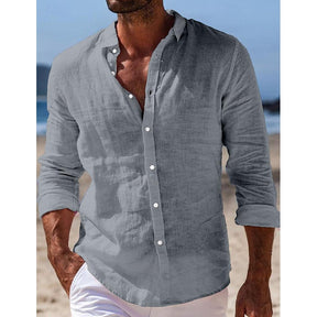 Tom Chemise Homme Décontractée en Lin
